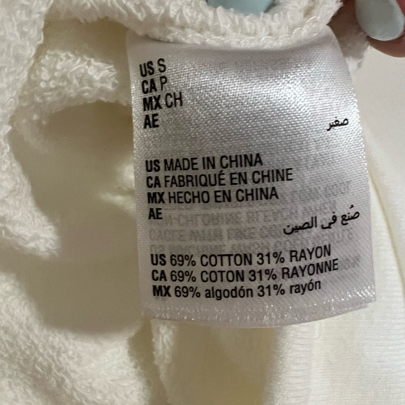 INC white, long sleeve sweater, size small - Picture 5 of 5